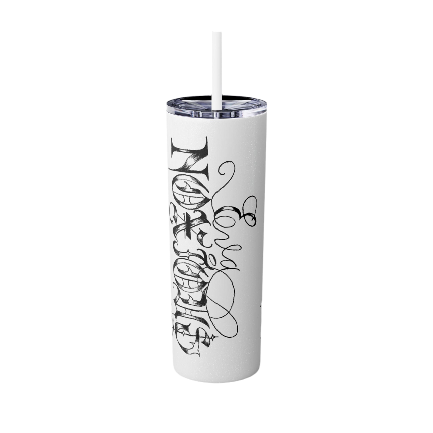 Eva Noxious tumbler / white