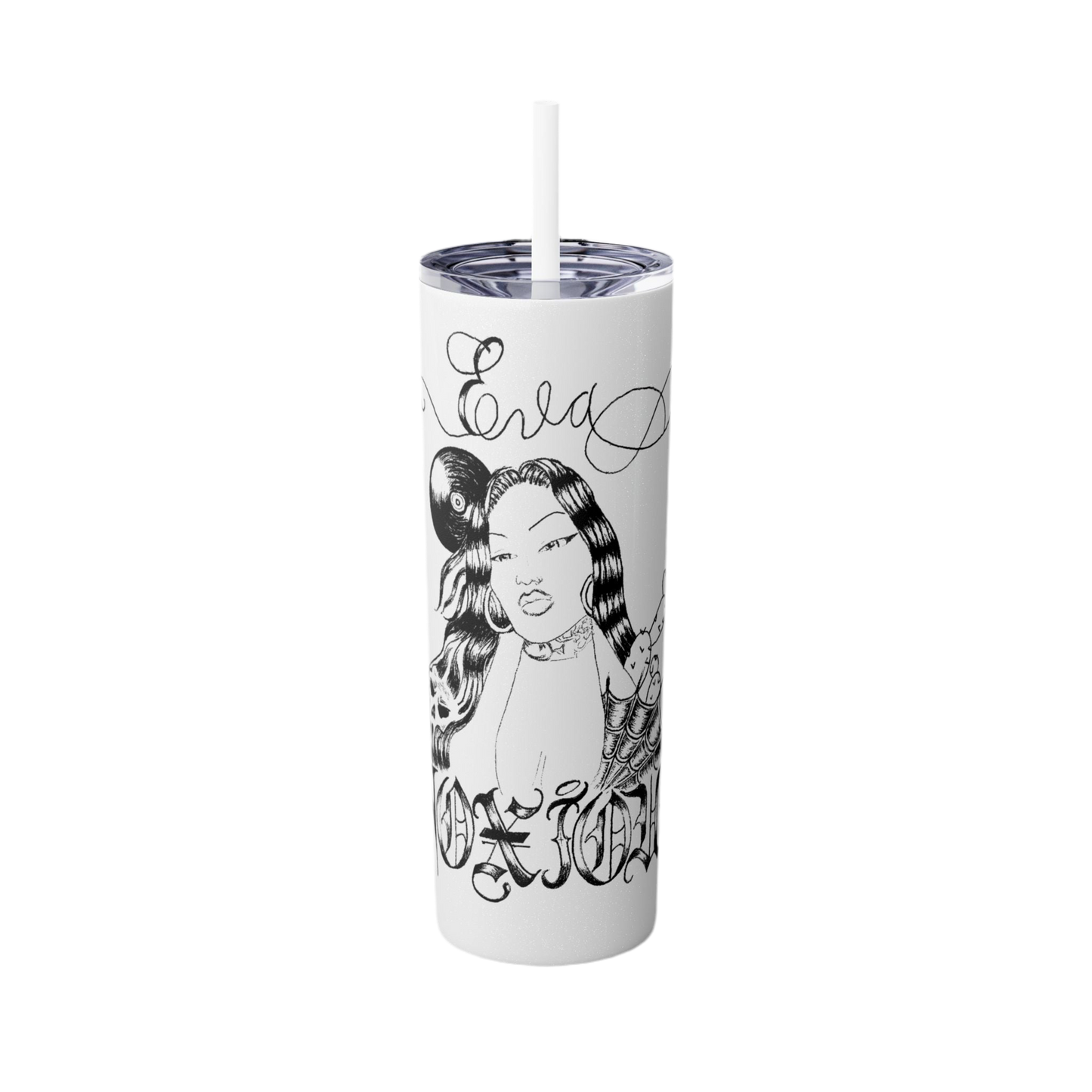 Eva Noxious tumbler / white