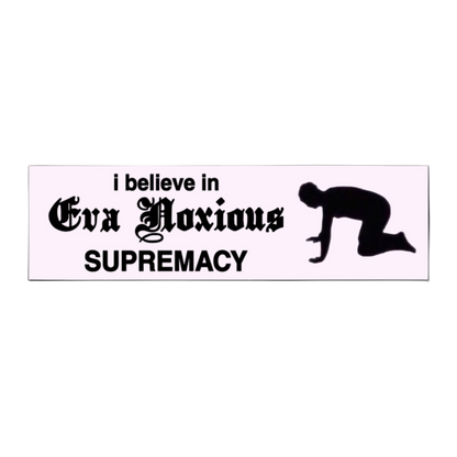 Noxious Supremacy bumper sticker